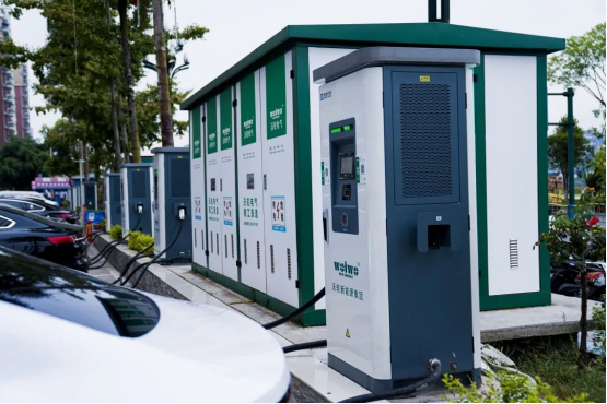 工程案例|宜宾市出租车1号专用充电站 ——沃轮快充临港站建成通电