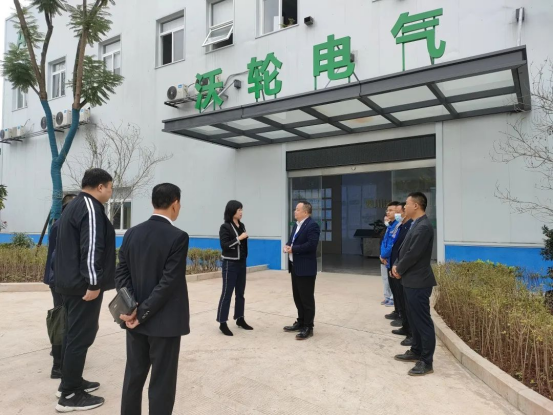 【领导关怀】隆昌市党政代表团一行莅临沃轮电气考察投资促进项目工作