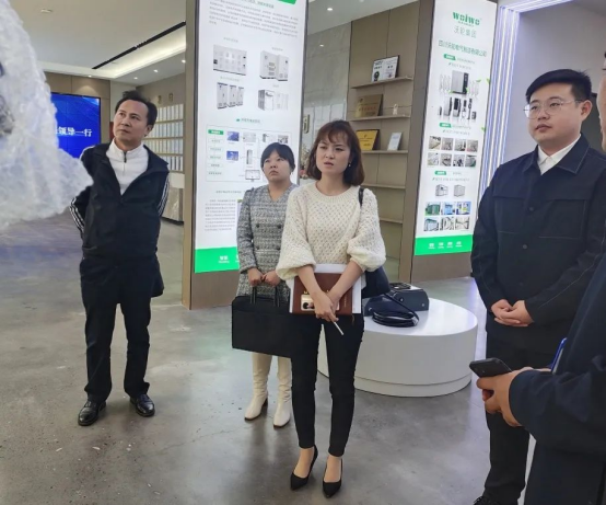 【领导关怀】自贡市经信局机关党委书记陈旭率队莅临沃轮电气考察调研