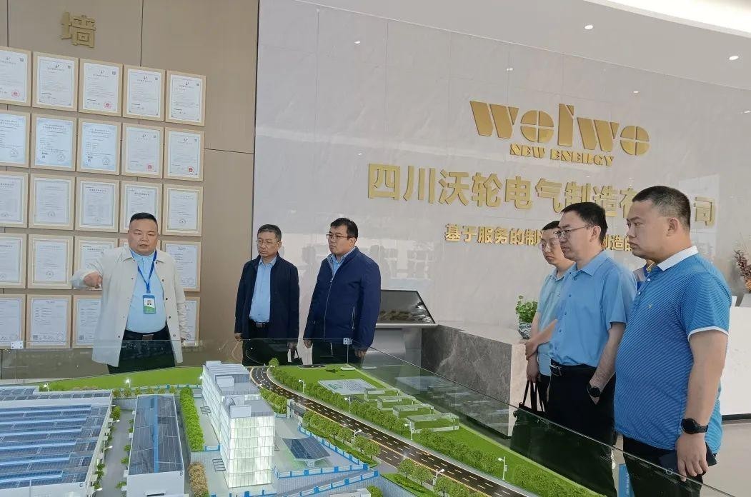 【战略合作】山东省昌邑市市委常委、市委办公室主  任相伟率队莅临沃轮电气考察交流项目合作事宜
