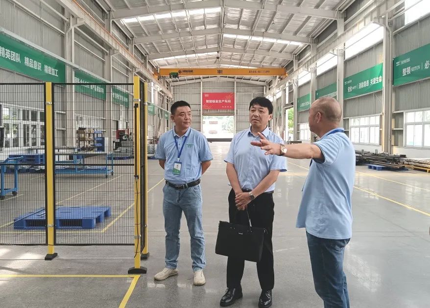 【领导关怀】自贡市市场监督管理局二级调研员唐捷率队莅临沃轮电气调研指导工作