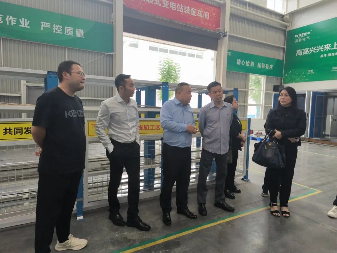 【合作交流】马来西亚JC纳米科技有限公司董事长Lim Cheng Han一行到访沃轮电气自贡制造基地考察交流