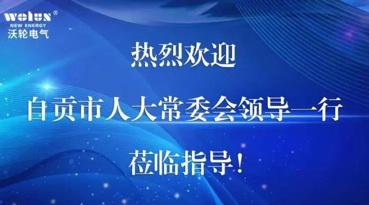 【领导关怀】自贡市人大常委会党组成员、机关党组书记古荣华一行莅临沃轮电气调研指导工作