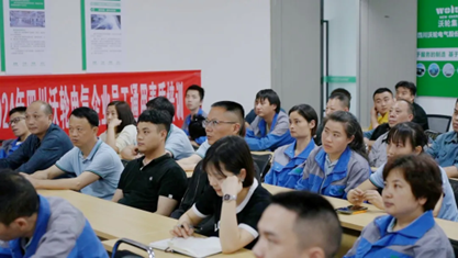 【工会动态】大安区总工会组织自贡职业技术学院、自贡市旅游职业高级中学走进沃轮电气开展2024年企业员工通用素质培训